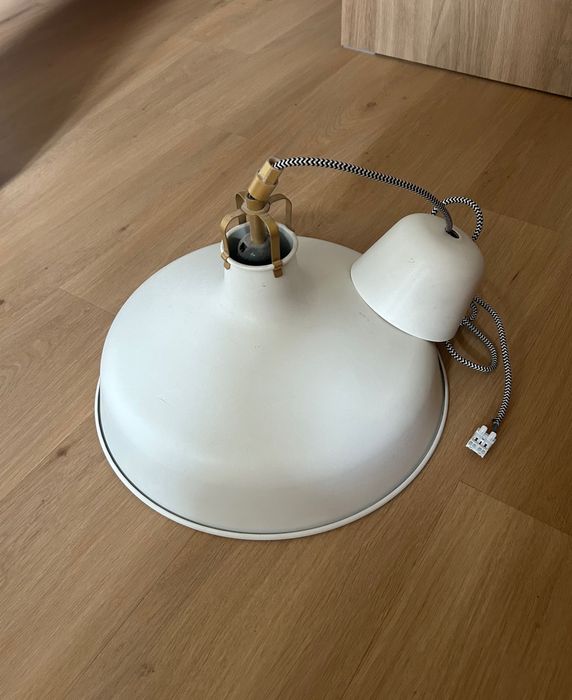 Lampa wisząca Ikea Ranarp 38cm kremowy
