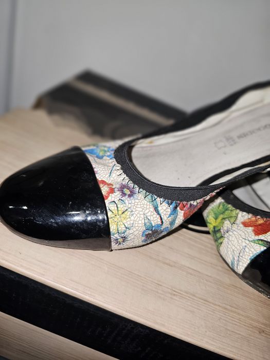 Baleriny w kwiatuszki