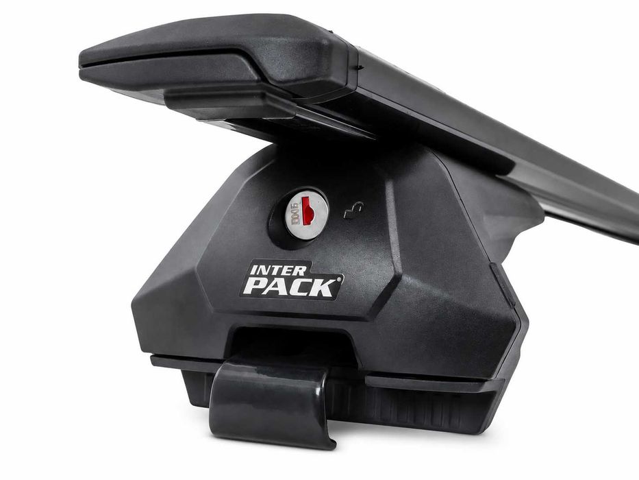 Bagażnik dachowy Inter Pack Virgo IR120 (G2) na relingi zintegrowane czarny