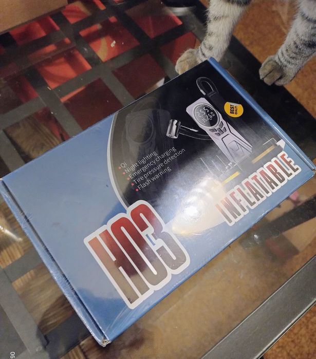 Compressor Portátil Inteligente • Novo e Selado!