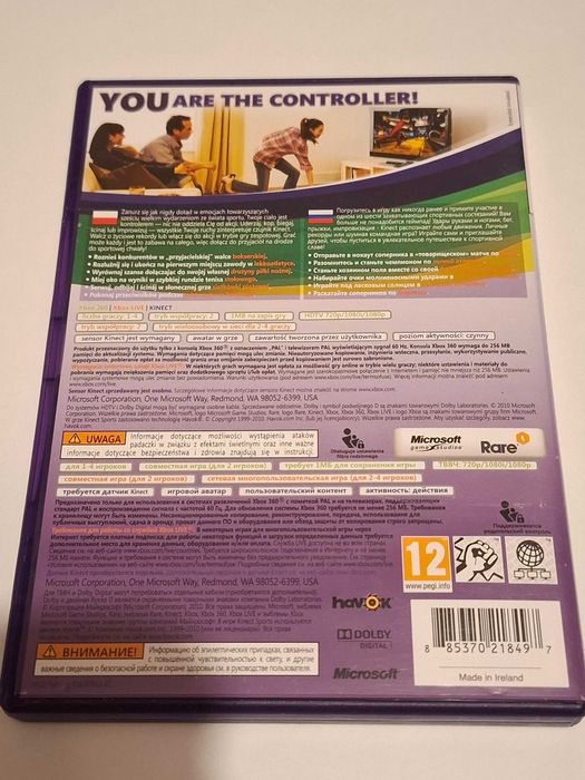 Gra Xbox 360 Kinect Sports + Game Demos, stan idealny