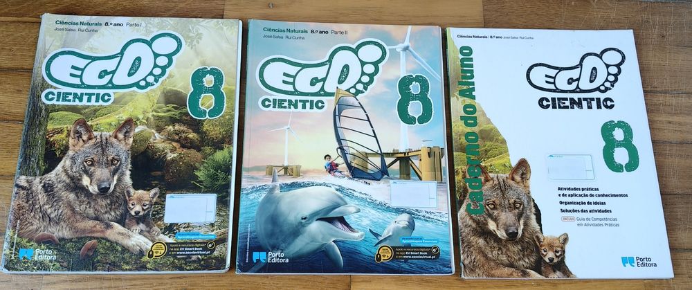 Pack Manuais + Caderno Ciências ECOCienTIC 8.º Ano