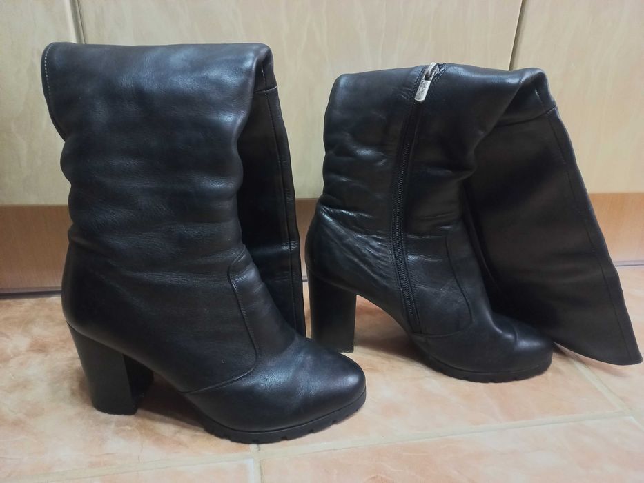 Чоботи ботфорти жіночі демісезонні 37 р