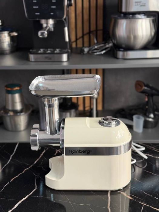 Потужна м'ясорубка 3800 Вт! Електром'ясорубка RB-2270 Мясорубка кеббе