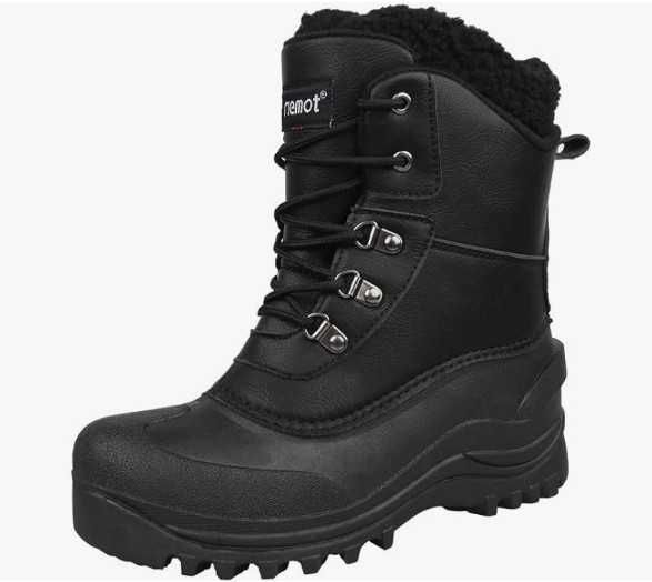 Damskie buty zimowe rozmiar 37 kolor czarny Riemot