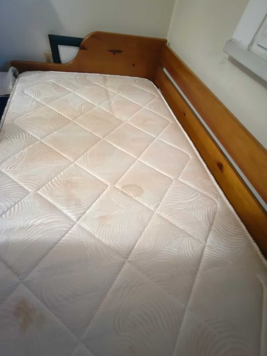 cama  solteiro com colchão