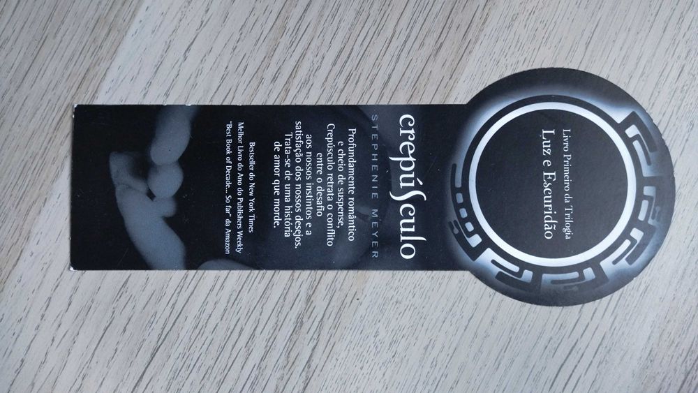 Marcador de livro Crepúsculo/ Twilight