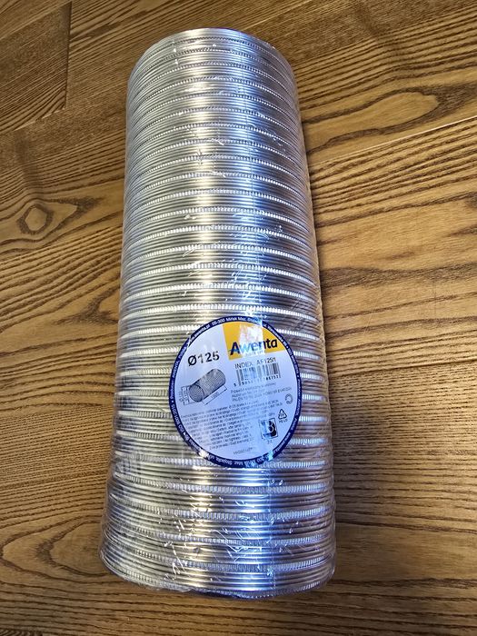 AWENTA rura aluminiowa FLEX SPIRO FI 125 1m