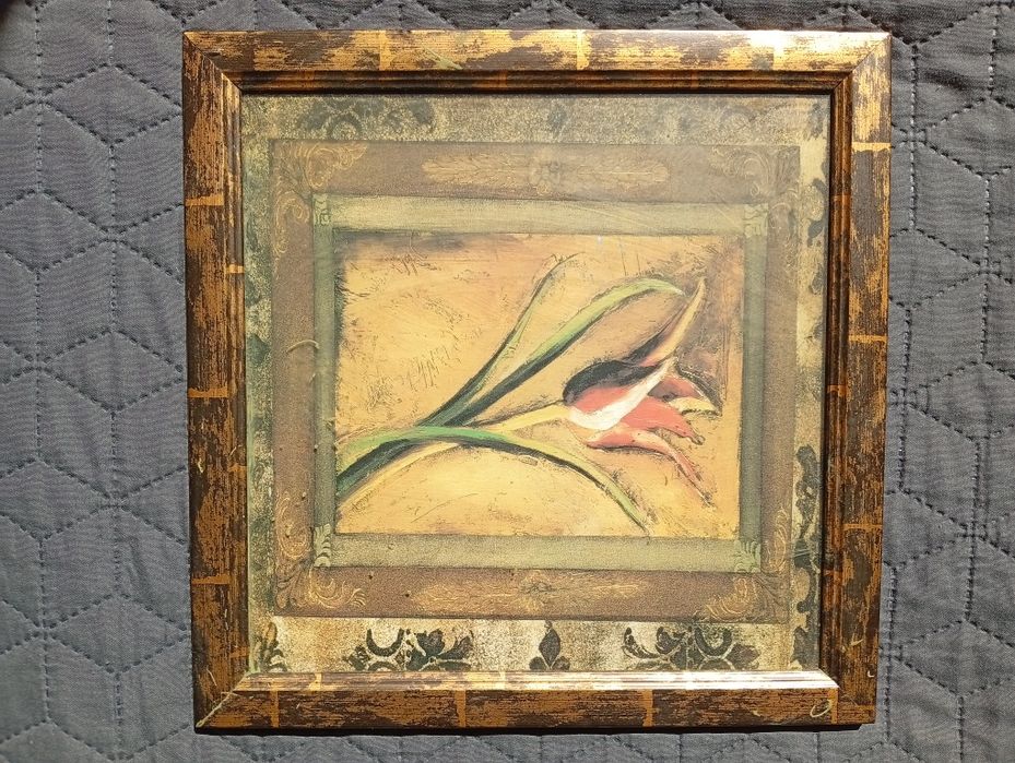 "Tulipan"-piękny obraz za szkłem!