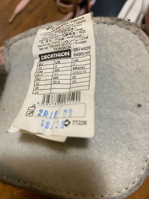 Wrotki Oxelo dla dziewczynki Euro 33