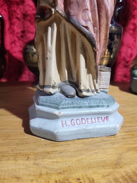 Stara figurka Święta Godolewa patronka małżeństw