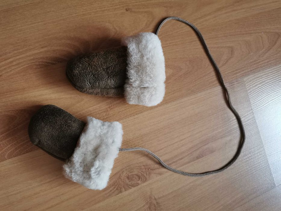 Rękawiczki ocieplane kożuszek