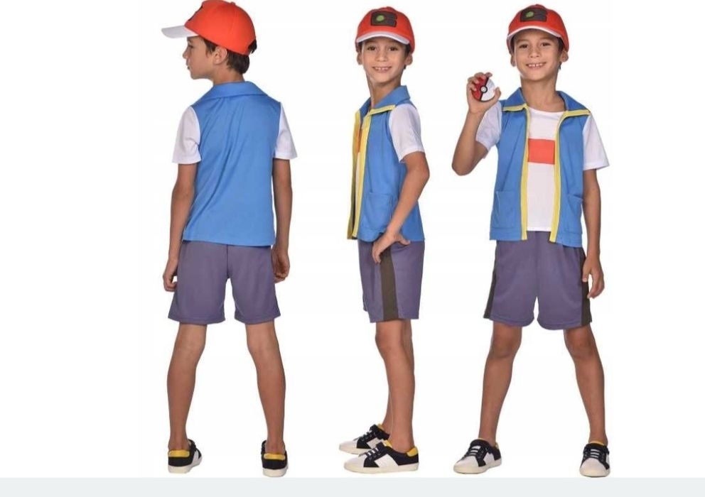 Strój kostium Pokemon Trener Ash 128-134