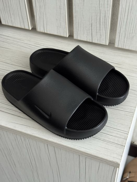 Сланцы оригинал Nike Calm Slide Black шлепанцы тапки
