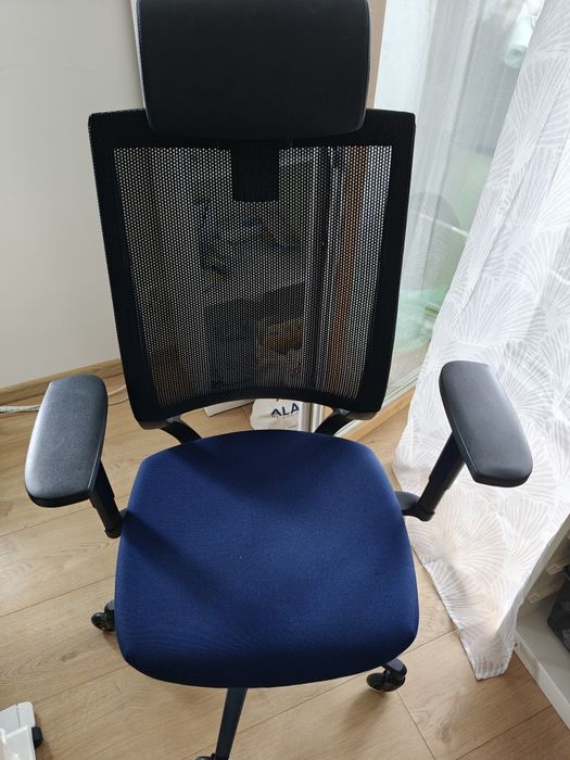 Krzesło biurowe z siatką - renomowanej firmy KLOBER/ Bardzo wygodne!