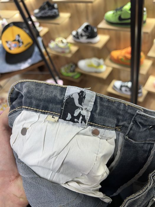 Джинси Rick Owens Loose Beige Grey