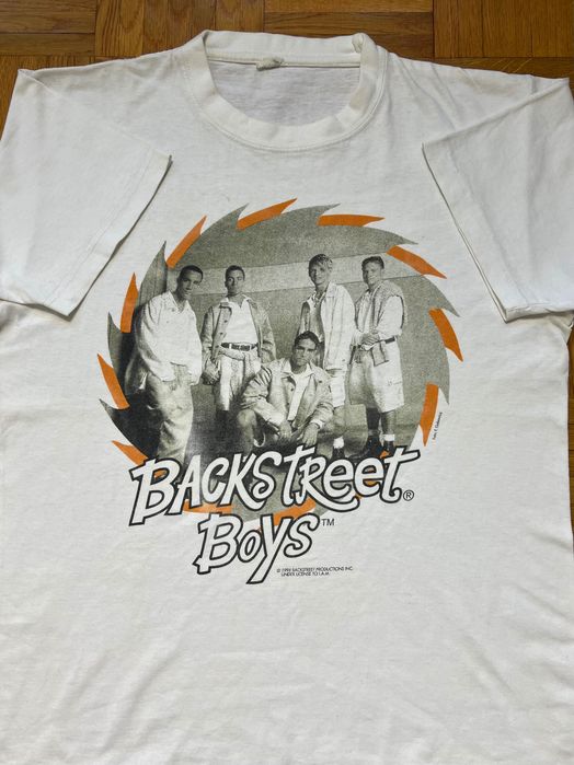 Backstreet Boys 1996 vintage tshirt white 90’s rare koszulka