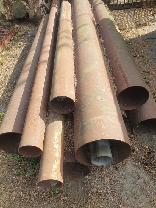 Rury stalowe czarne ze szwem duże średnice