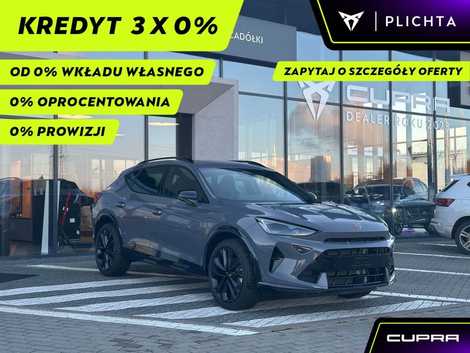 Cupra Formentor Pakiety: Black, Dinamica, Immersive, Intelligent / koło dojazdowe/ HAK