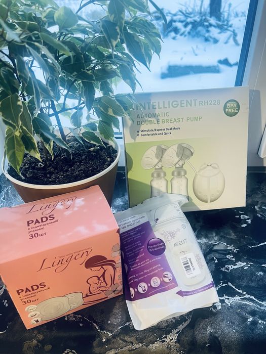 Молоковідсмоктувач електричний подвійний