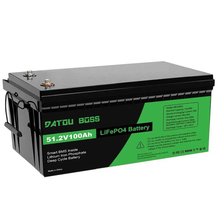 DATOUBOSS аккумулятор АКБ 48в / 51.2V 100Ah LiFePO4 LFP / BMS 200A ESS