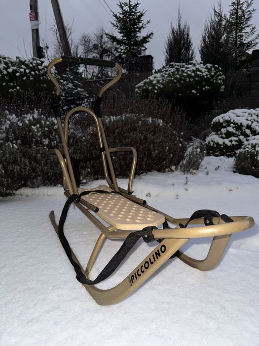 Санки металеві Picolino, золото