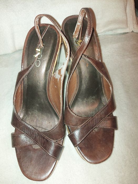 Koturny ze skóry naturalnej r. 38