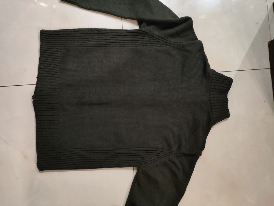 Sweter męski brązowy