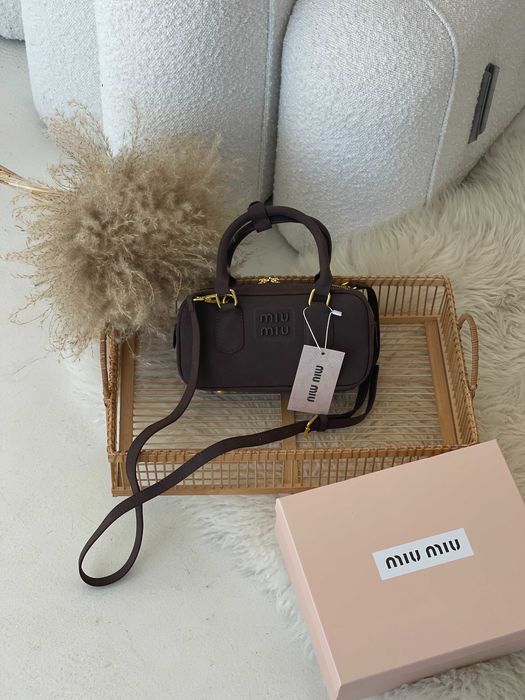 Женская сумка Miu Miu Arcadie Textile через плече Миу Миу