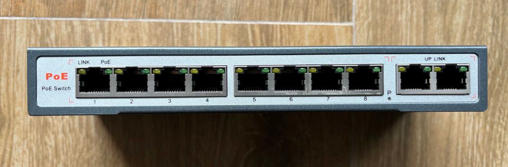 Escam POE Switch 10 portos - Ideal para cameras de vigilância