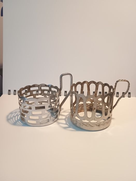 Koszyczki uchwyty do szklanek prl