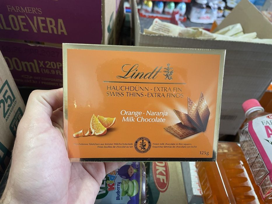 Шоколадні апельсинки Ліндт 125г / Orange Lindt