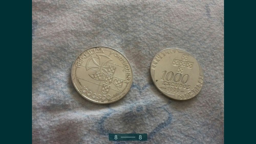 Moedas Escudo comemorativas