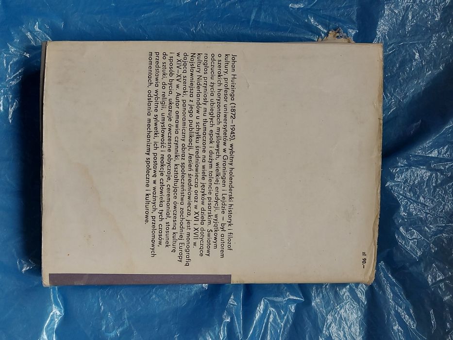 Książka Jesień Średniowiecza 1974rok