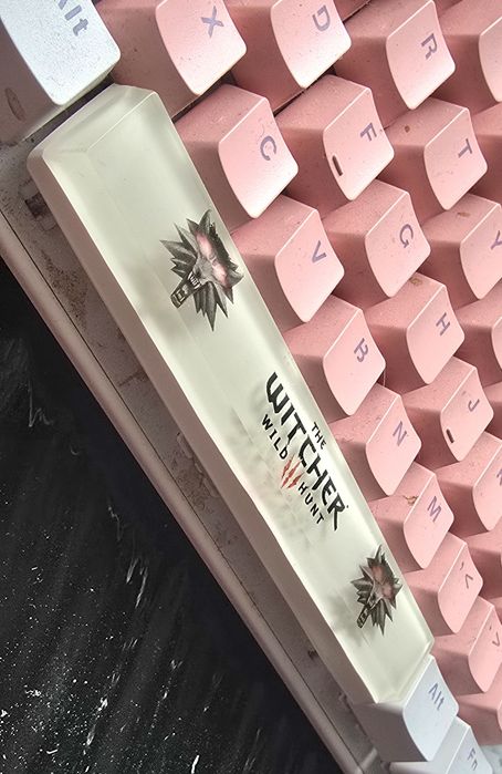 Spacja do klawiatury mechanicznej/ keycap z Wiedźminem