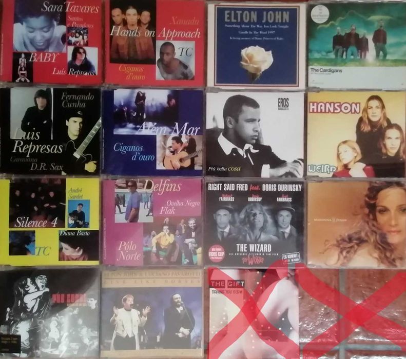 Lote de + de 60 cds musica originais em excelente estado