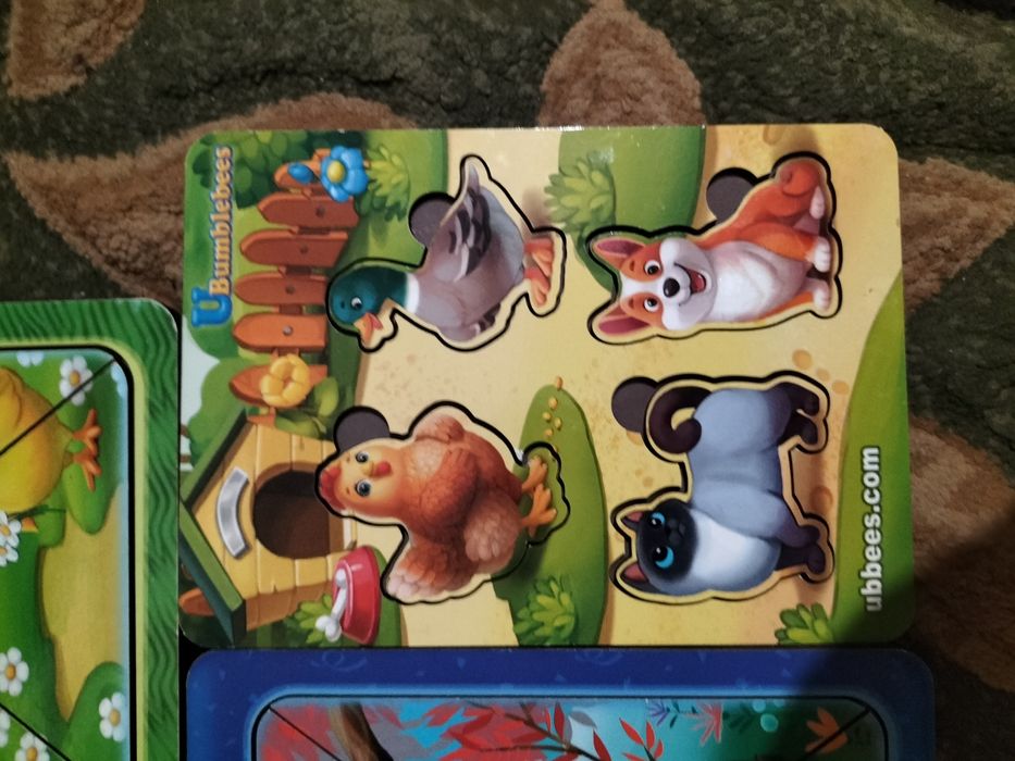 Сортеры-вкладыши, детские пазлы