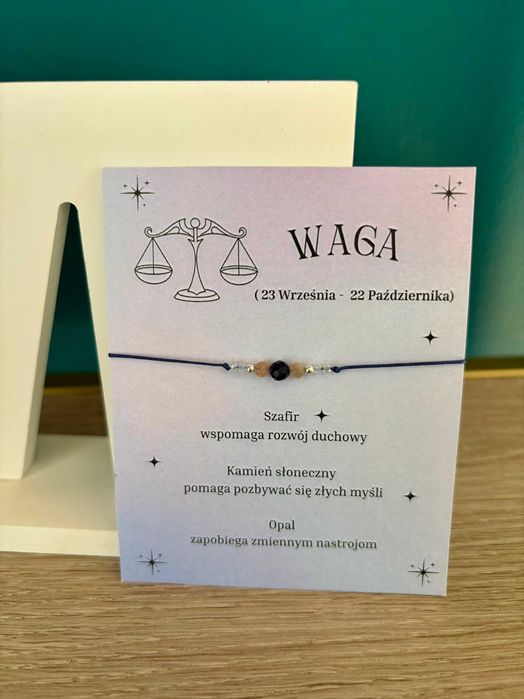 Bransoletka zodiakalna Waga