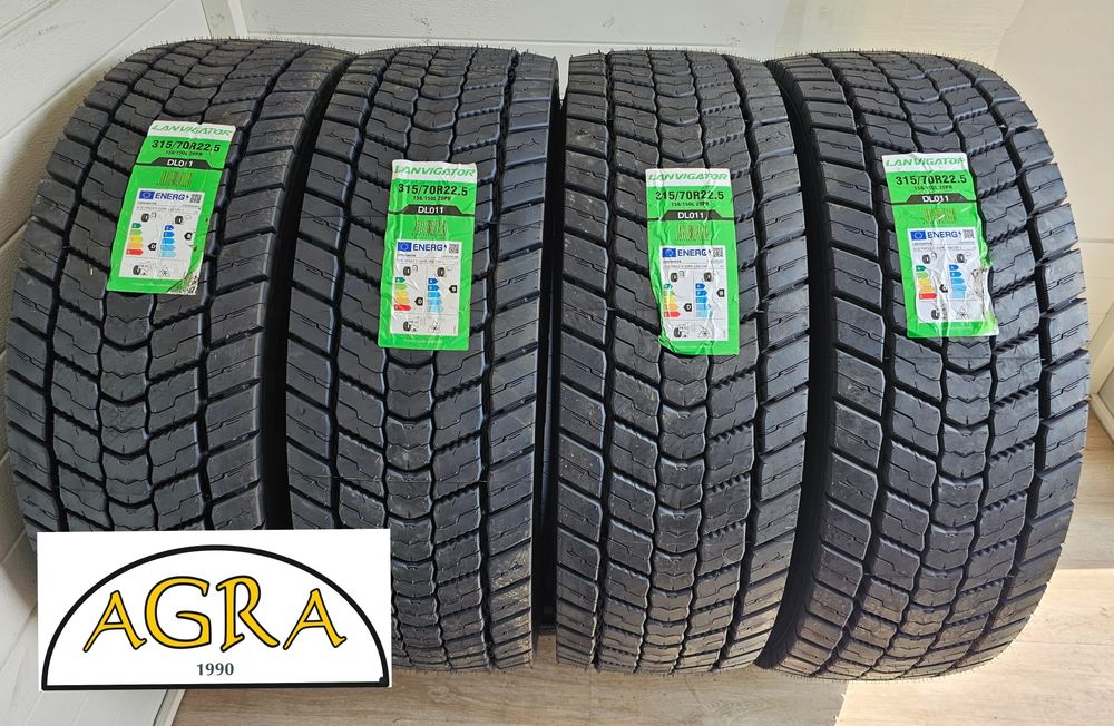 315/70R22.5 (890netto) LANVIGATOR opona NOWA opony napęd 20pr 28cm