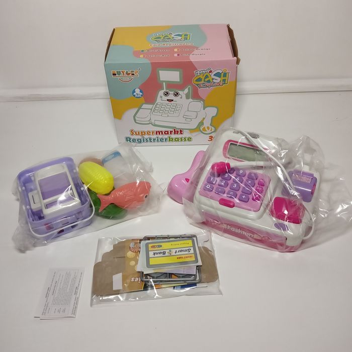 Zabawka kasa fiskalna z akcesoriami