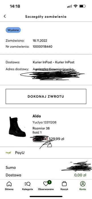 Botki Aldo r. 38