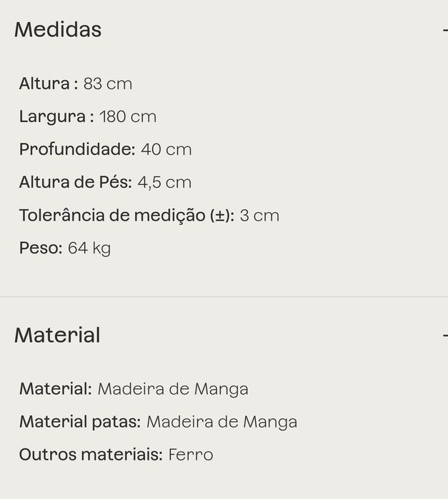 Móvel TV e aparador