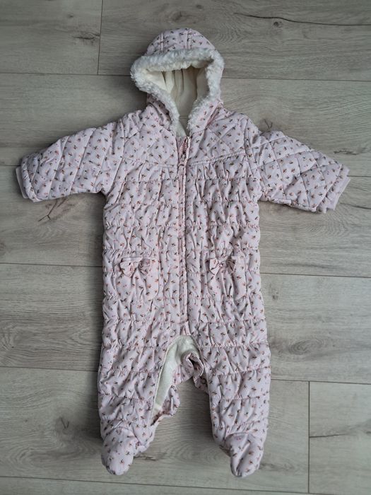 Kombinezon zimowy w kwiatki 74 next