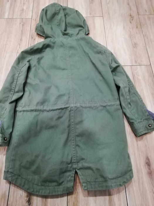 Kurtka dziecięca, parka, 122 cm, Reserved, khaki