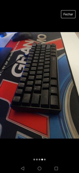 Teclado 60 % rgb