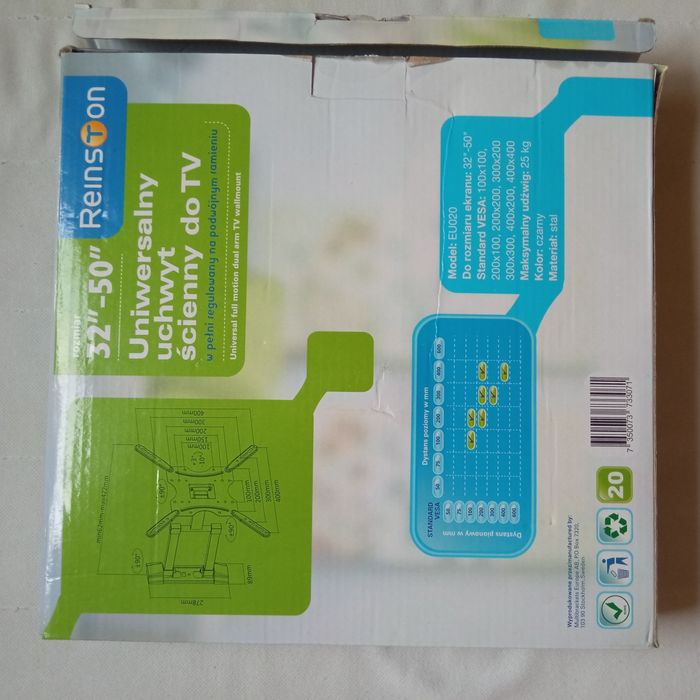 Uchwyt ścienny regulowany 32" - 50 ""do TV