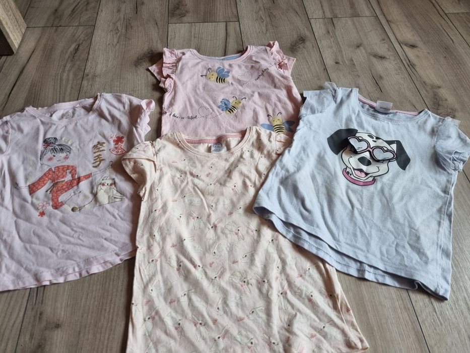 Koszulki rozm 110-116 (4szt)