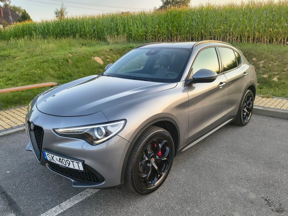 Alfa Romeo Stelvio perfekcyjny stan, ASO, FV23, relingi, hak, ppf, thule, felgi 20