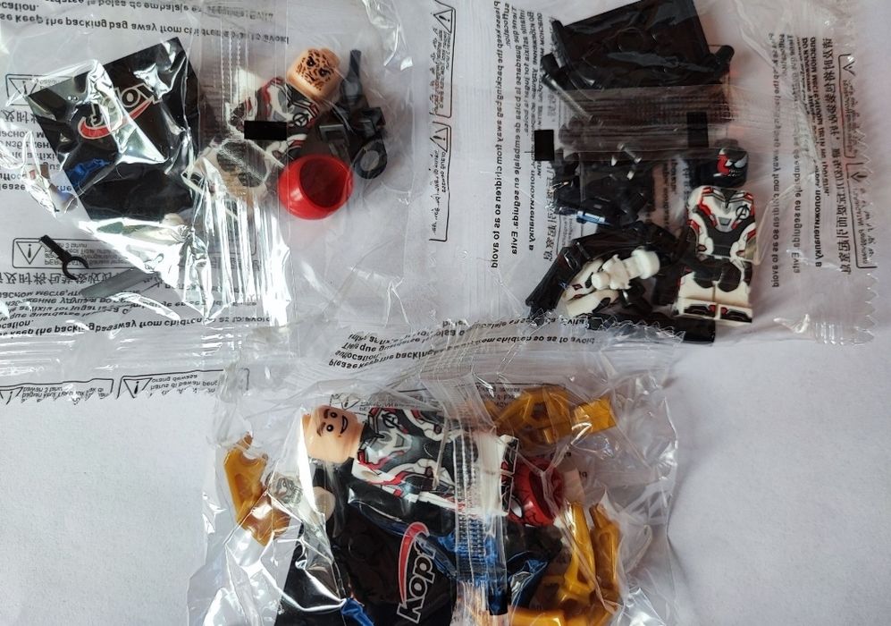 VENOM Deadpool SPIDERMAN 3 nowe minifigurki MARVEL klocki superbohater