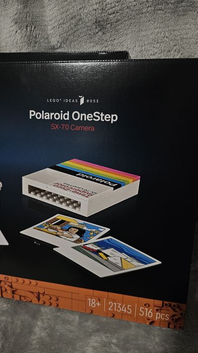 LEGO Ideas: Câmara Polaroid OneStep SX-70 | Idades 18+ | 516 Peças